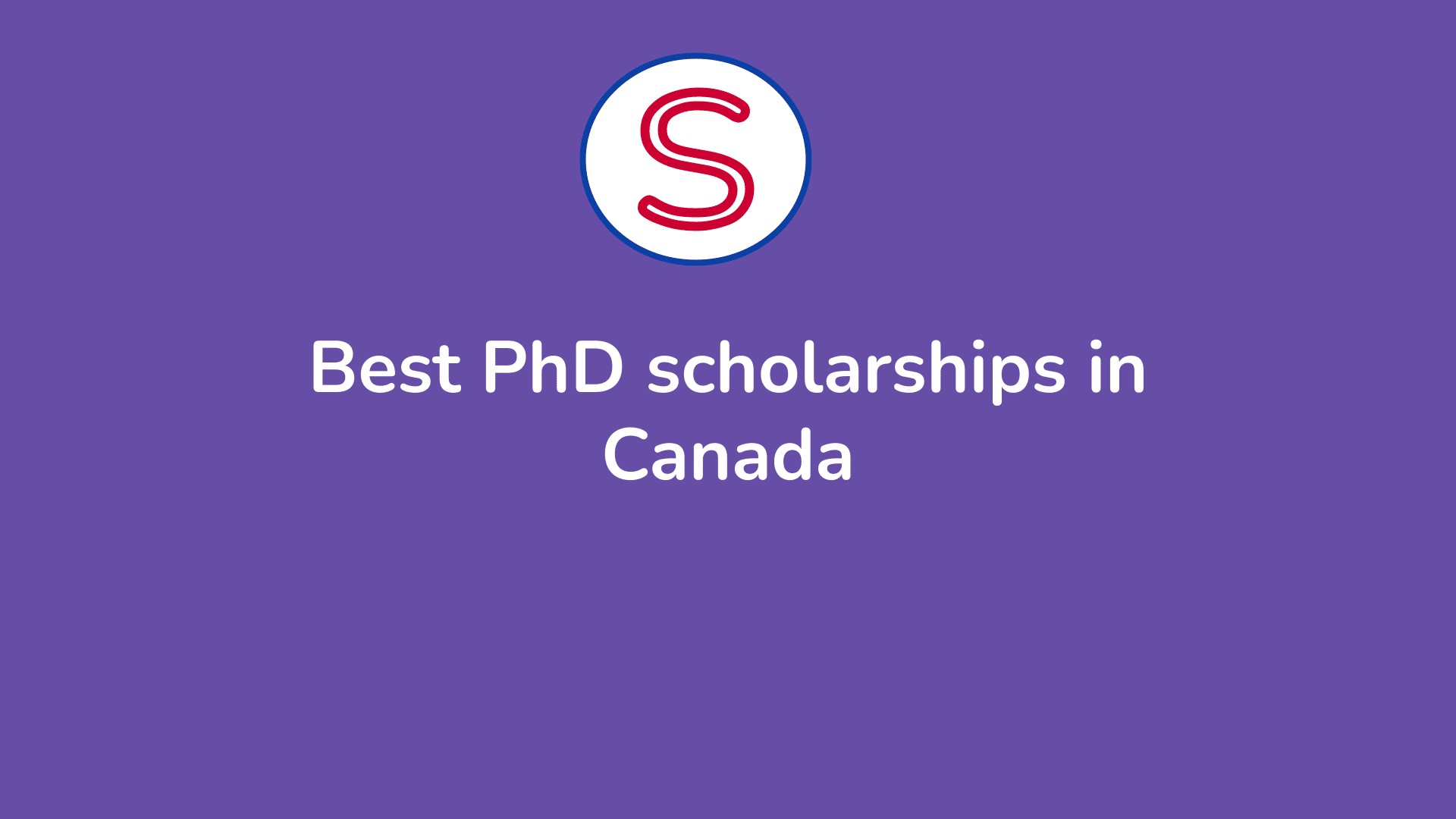 phd in education scholarships in canada